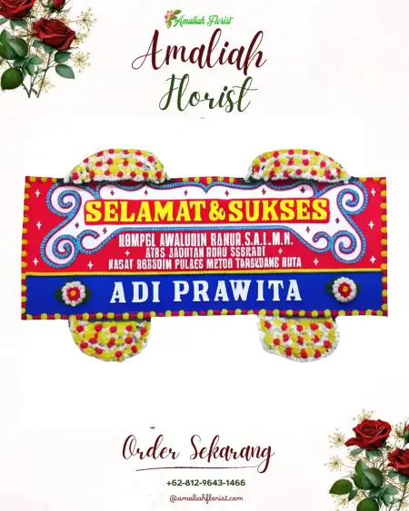 Papan Bunga Ucapan Selamat Solodiran